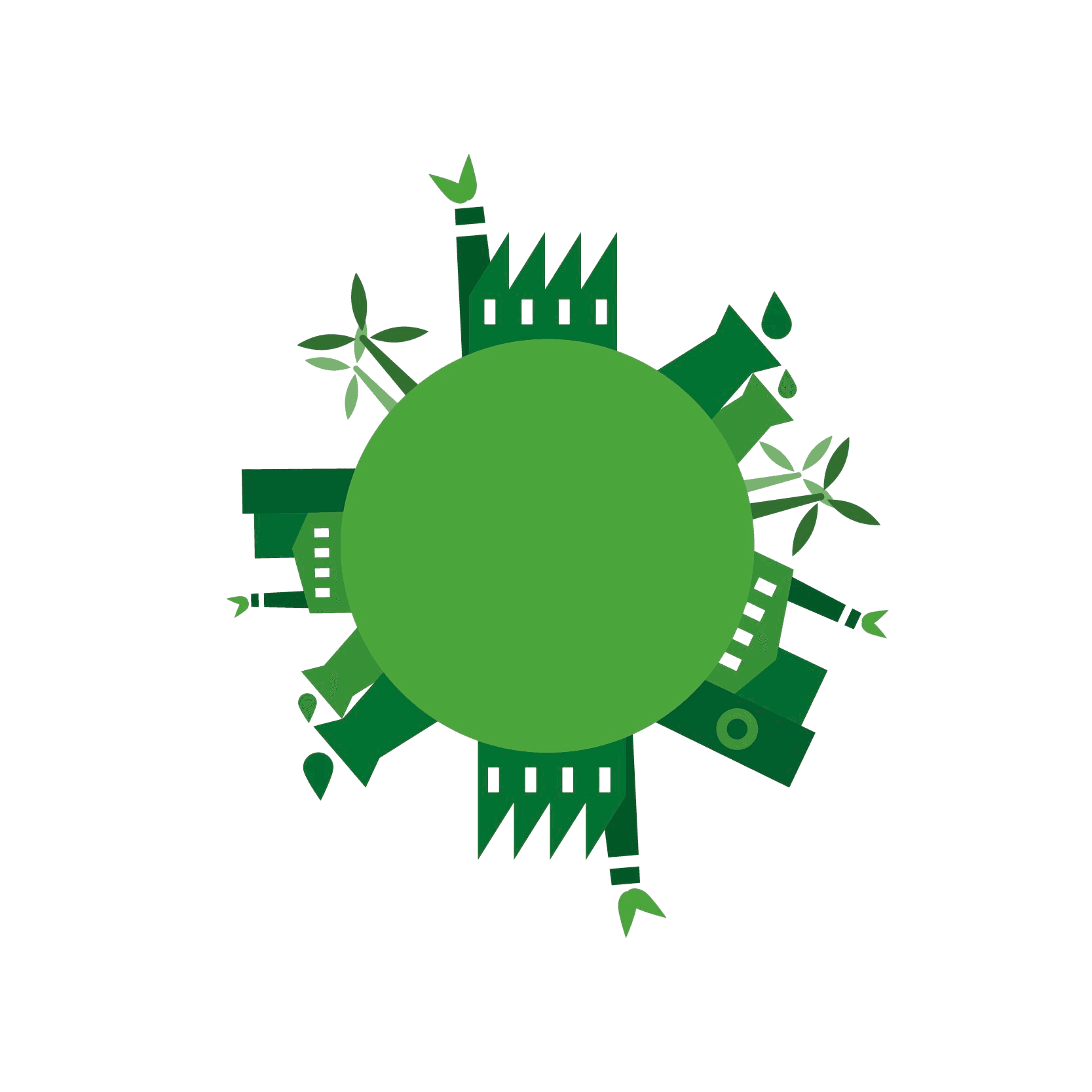 Illustration économie circulaire Circulance